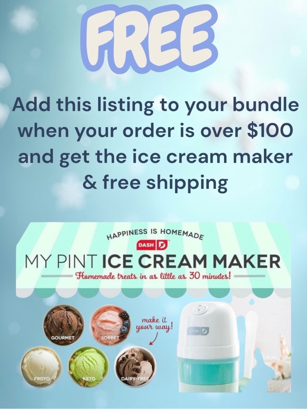 Free | My Pint Ice Cream Maker